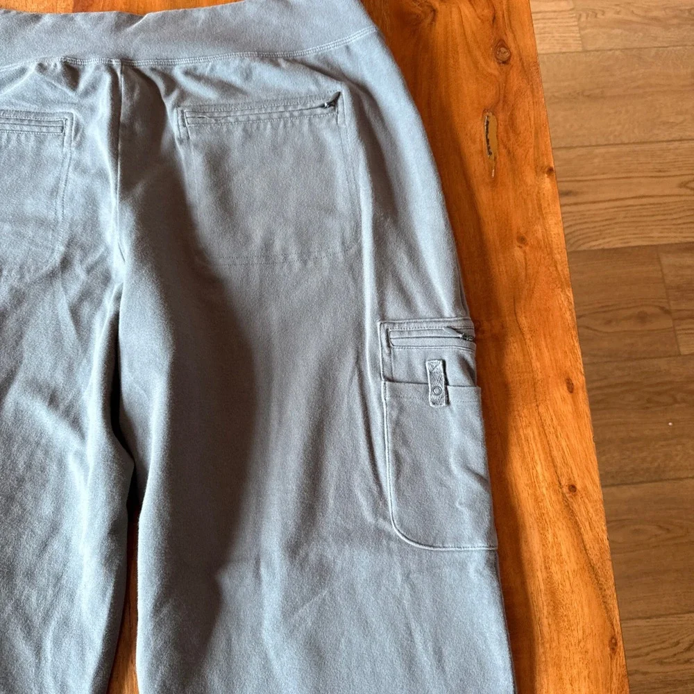 Duluth Trading Co Women's Gray Straight Leg Lounge Pants Size L Long